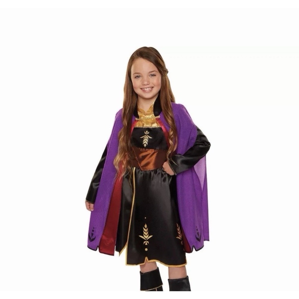 Disney Frozen 2 Anna Adventure Dress Costume Size 4-6X New with Tags
